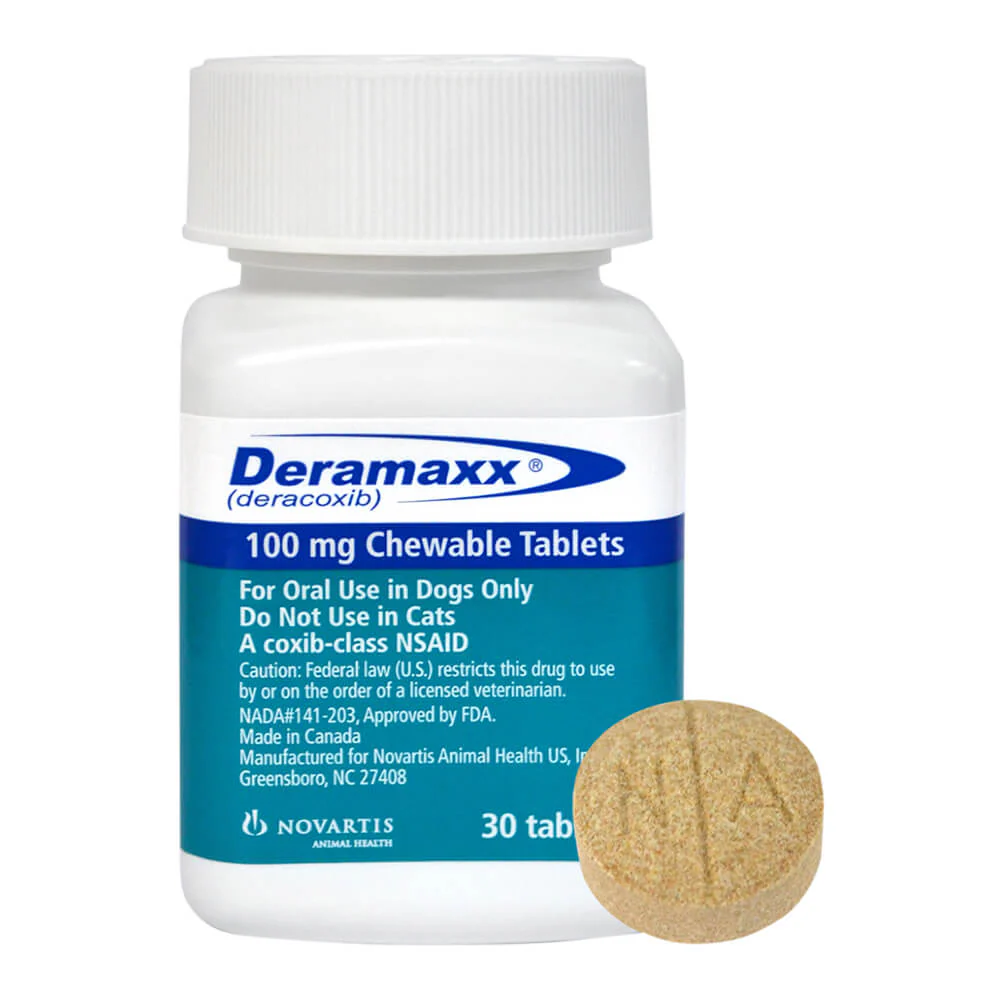 Rx Deramaxx (deracoxib) Chewable Tablets for Dogs - Pet's Shop