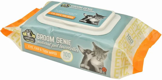 Groom Genie Sensitive Clean Pet Wipes - Pet's Shop