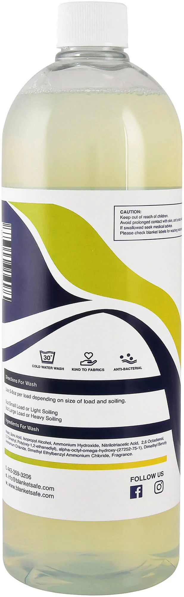 Blanket Safe Professional Horse Blanket Wash & Deodorizer, 32 oz - Pet's Shop