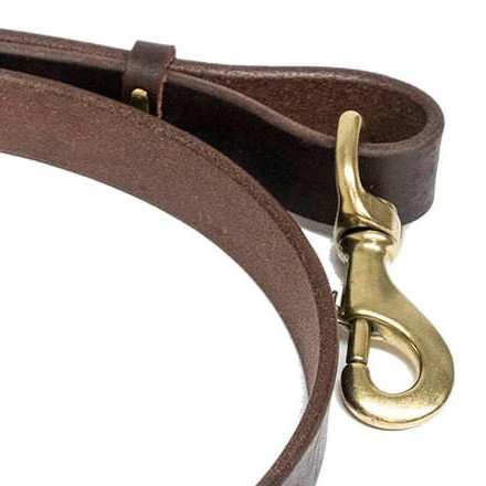 Poplar Head Saddlery Oiled Harness Leather Horse Tie Down Strap - Pet's Shop