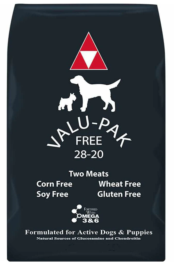 Valu-Pak Free 28-20 Dog Food (Black Bag) - Pet's Shop