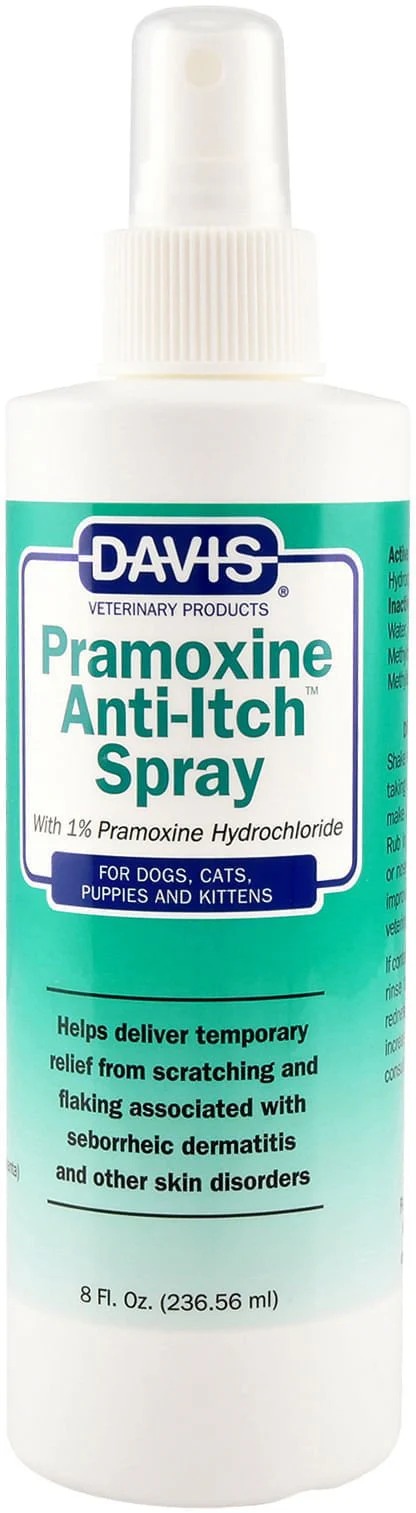 Davis Pramoxine Anti-Itch Spray, 8 oz - Pet's Shop