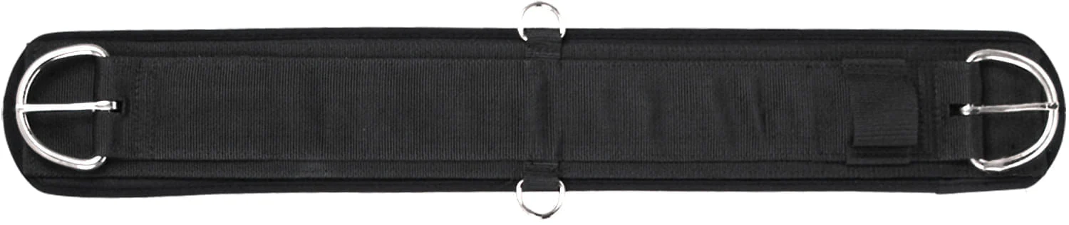 Mustang Straight Western Cinch, Black - Pet's Shop