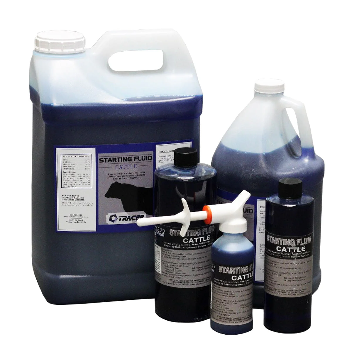 Tracer Starting Fluid Chelated Minerals for Horses, Swine, Cattle, Goats - Pet's Shop