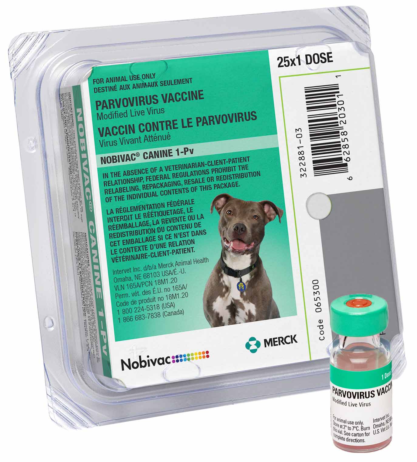Nobivac Canine 1-Pv Parvo Vaccine, box - Pet's Shop