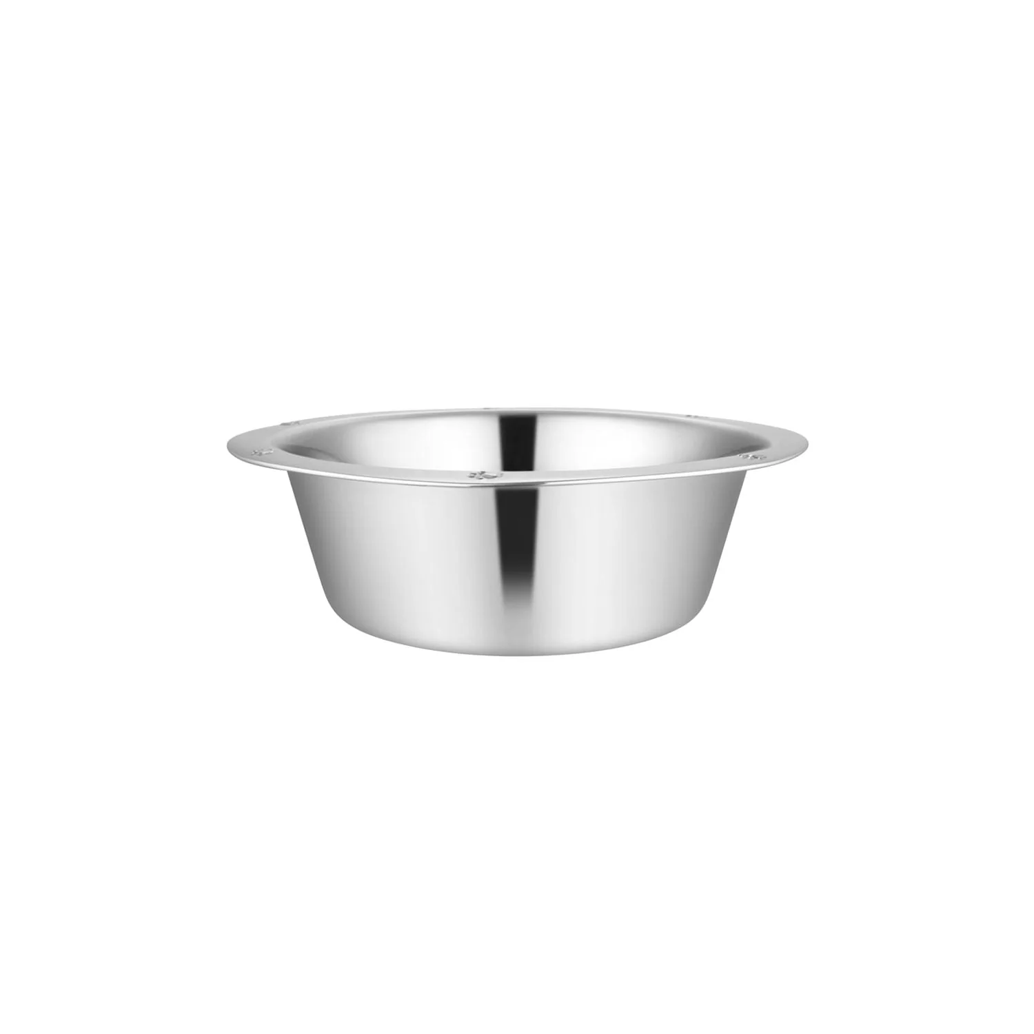 Stainless Steel Embossed Wide-Lip Food & Water Pet Bowls - Pet's Shop