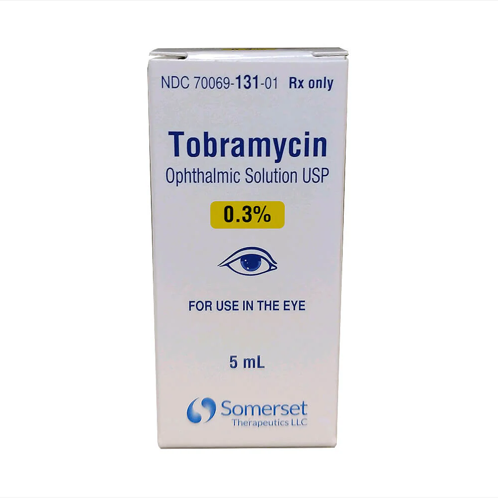 Rx Tobramycin (Generic) Opthalmic Solution 0.3%, 5ml bottle - Pet's Shop