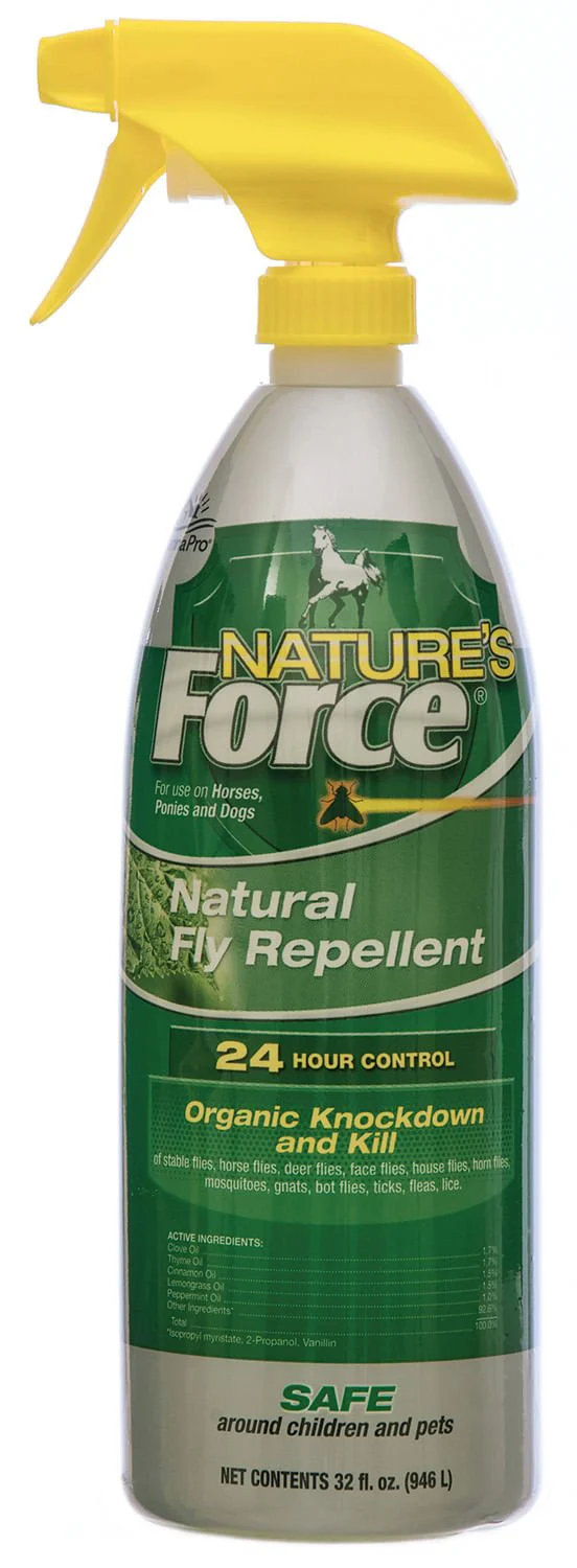 Nature's Force Fly Spray by Manna Pro, 32 oz - Pet's Shop