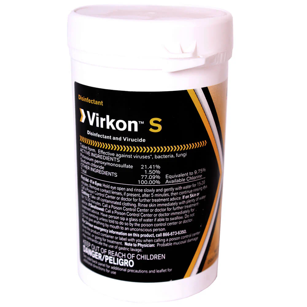 Virkon S Broad Spectrum Disinfectant Tablets - Pet's Shop
