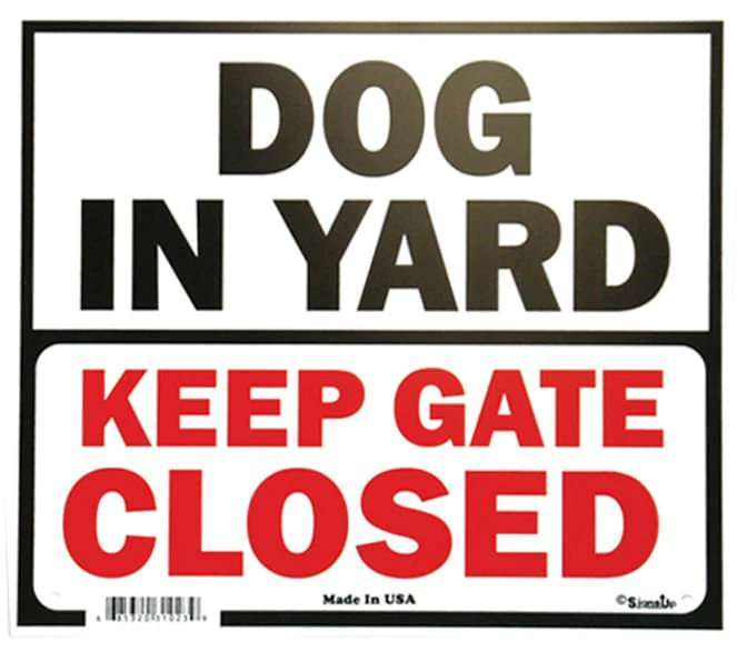 Gate Signs - Pet's Shop