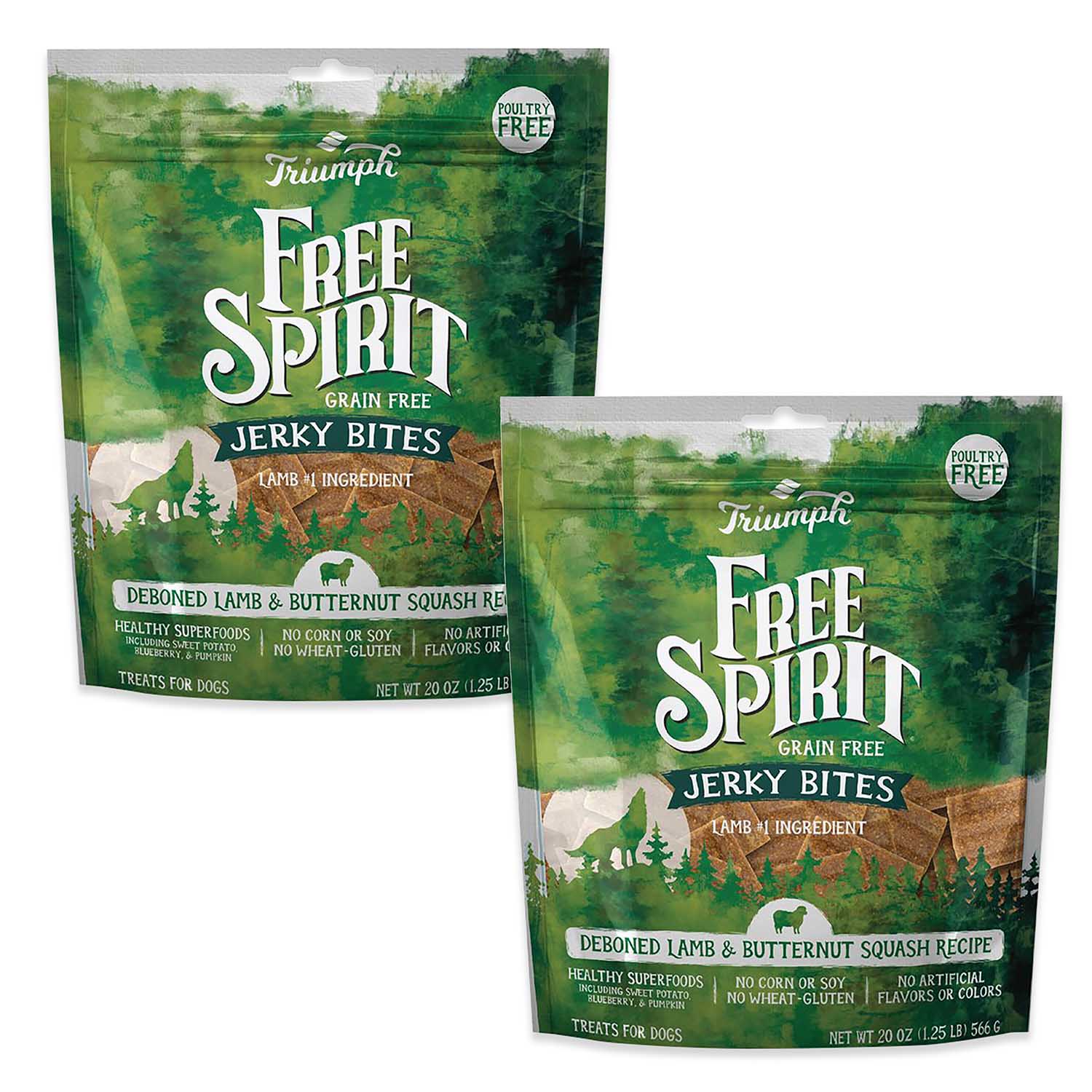 Free Spirit Deboned Jerky Bites, 20 oz - Pet's Shop