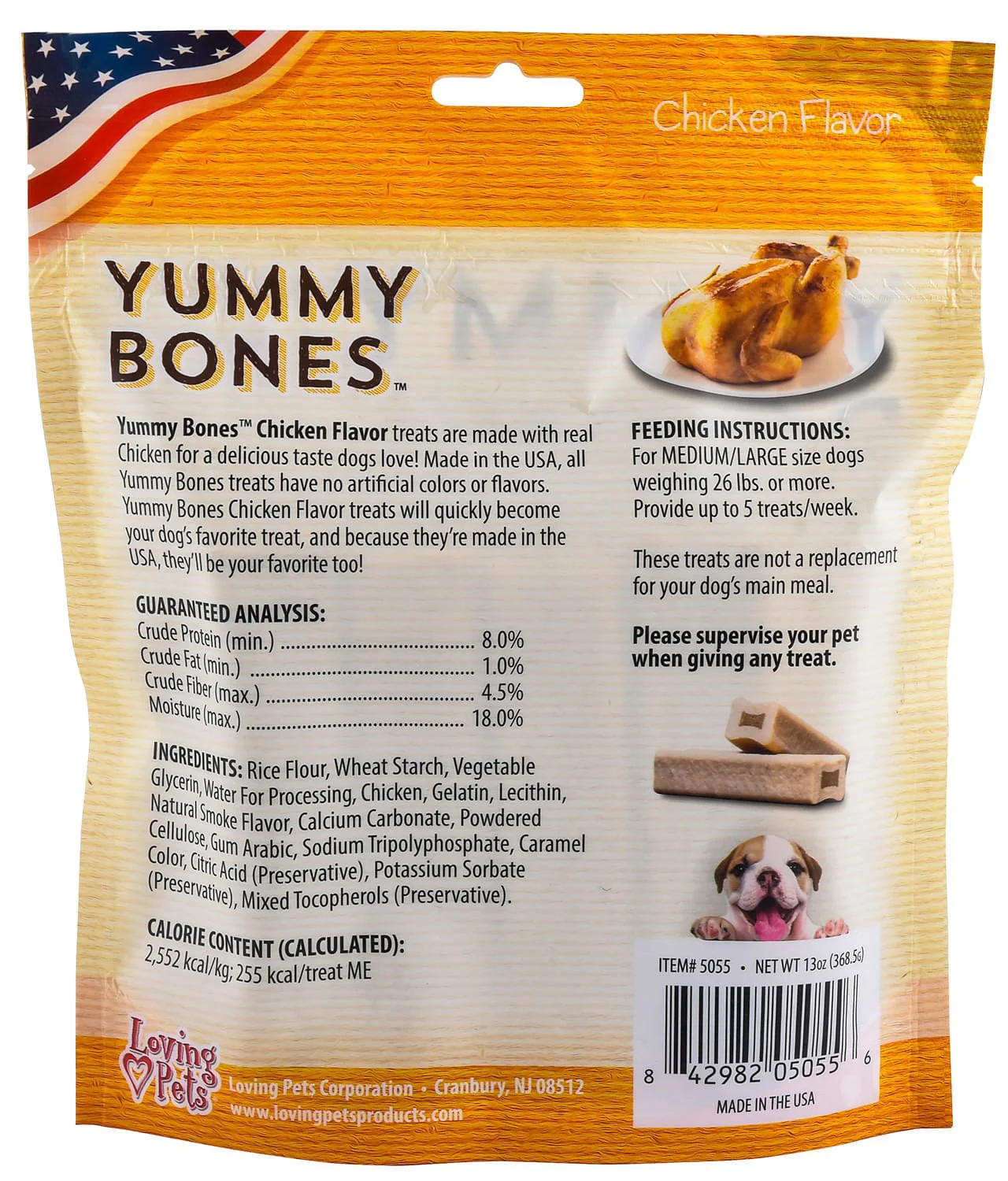 Yummy Bones Dog Treats, 13 oz - Pet's Shop