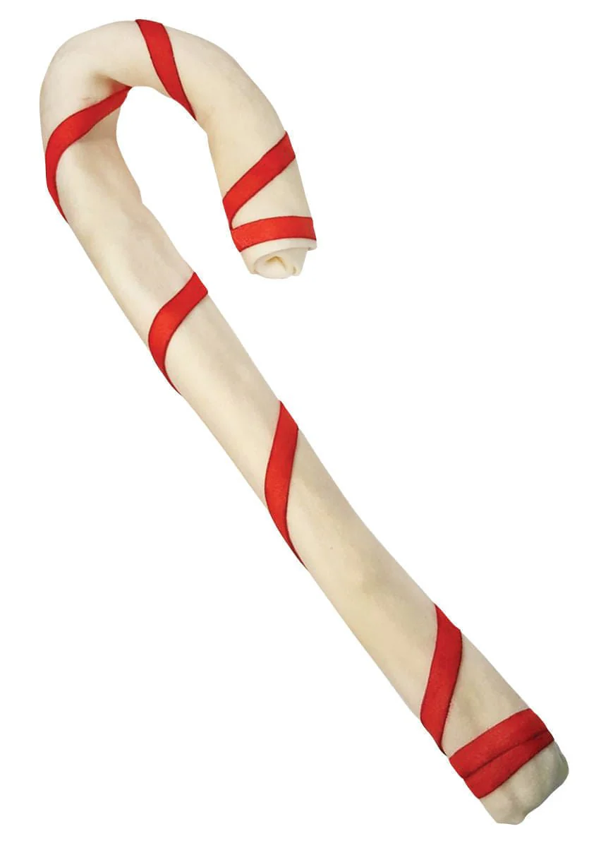 Large Rawhide Candy Canes - Pet's Shop