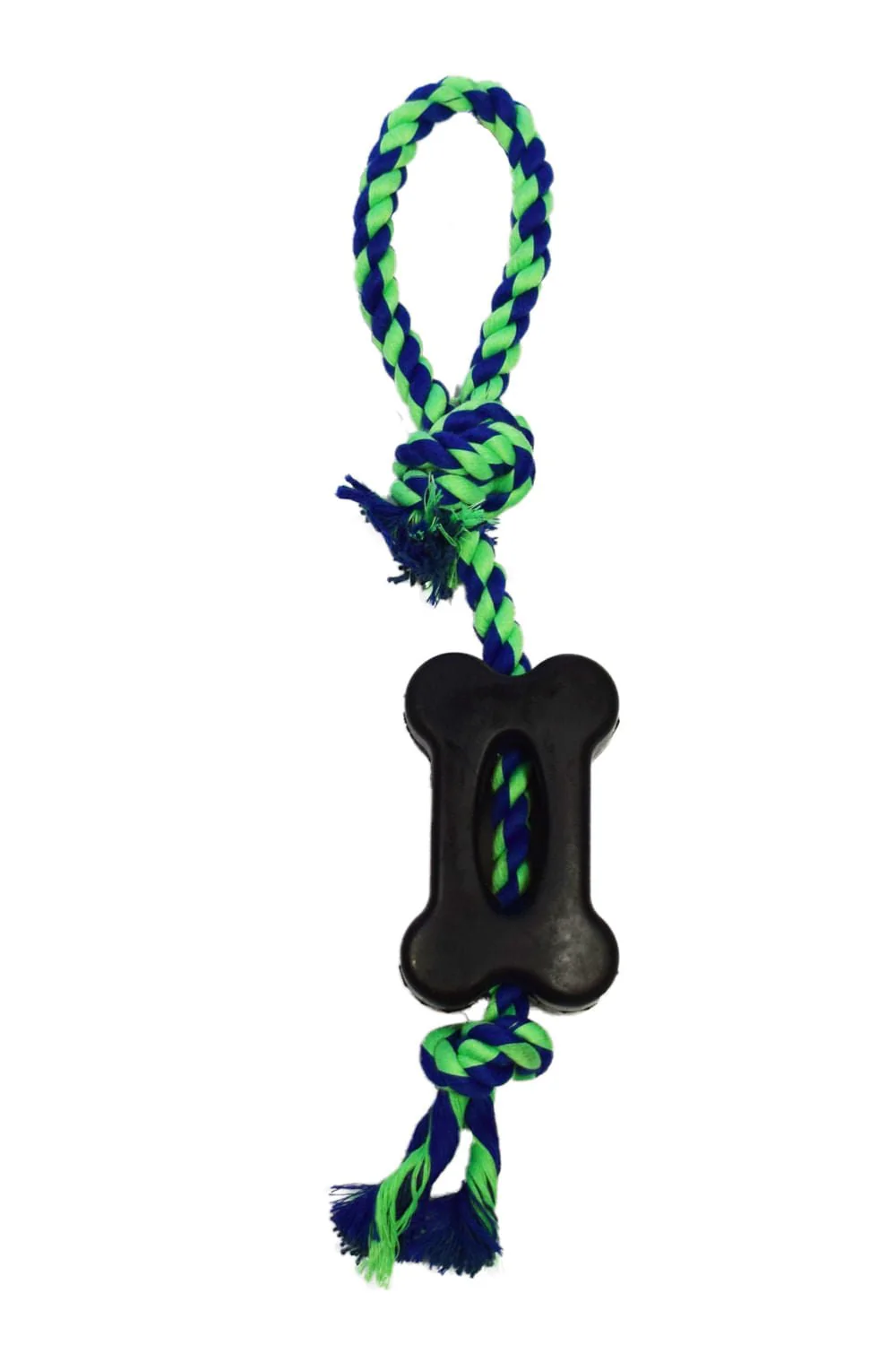 Bone with Rope Handle Toy - Pet's Shop