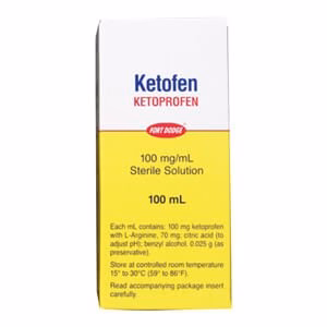 Rx Ketofen (ketoprofen) Injection for Horses - Pet's Shop