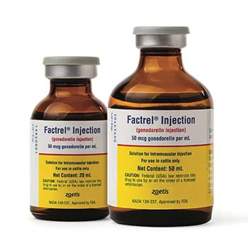 Rx Factrel (gonadorelin) Injection for Cattle, 50 mcg/mL - Pet's Shop