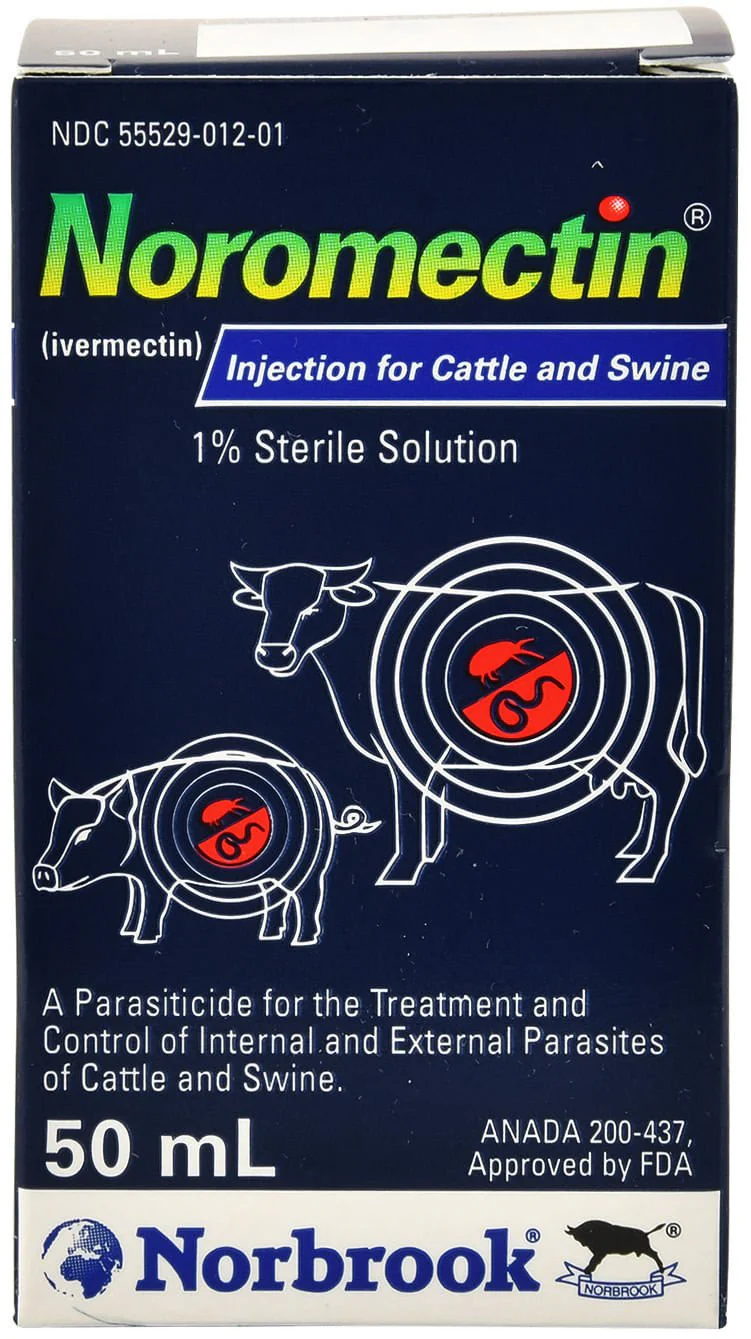 Noromectin Injectable Cattle & Swine Wormer (1% Ivermectin) - Pet's Shop