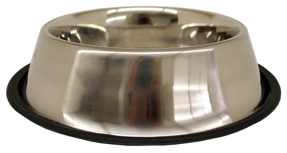 Indipets Non-Tip Stainless Steel Bowl - Pet's Shop