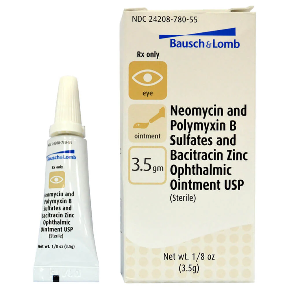 Rx Neo/Poly/Bac Ophthalmic Ointment, 3.5gm - Pet's Shop