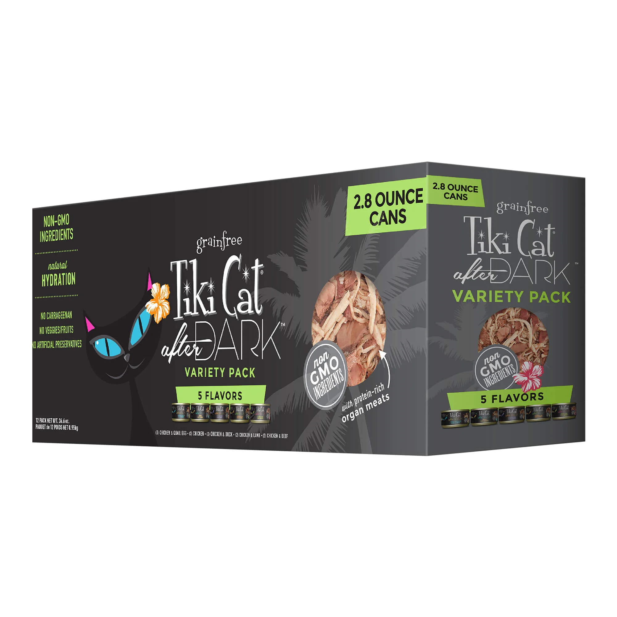 Tiki Cat After Dark Wet Cat Food, Variety Pack - Pet's Shop