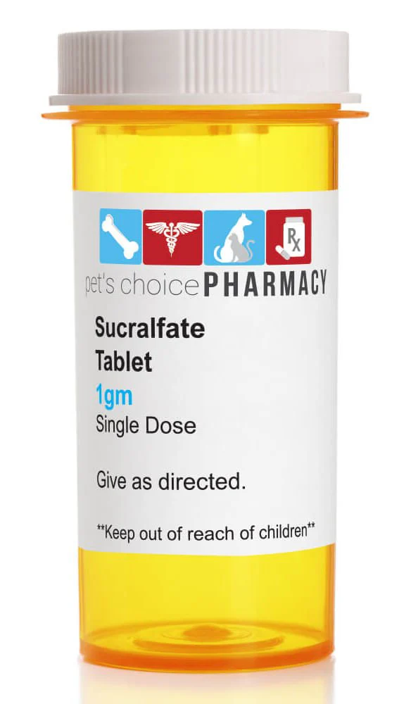 Rx Sucralfate (Generic) Tablets for Horses, Dogs, & Cats, 1 gram - Pet's Shop