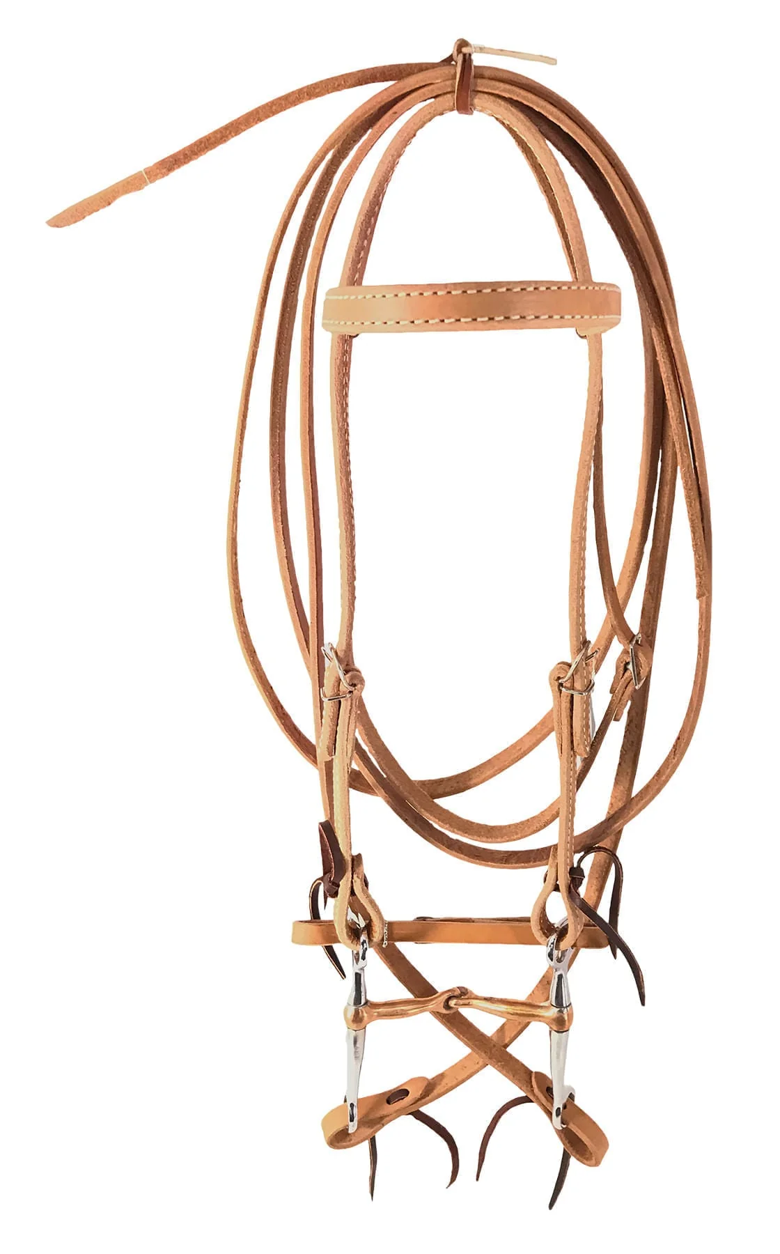 Oxbow Tack Complete Bridle w/ Copper Tom Thumb - Pet's Shop
