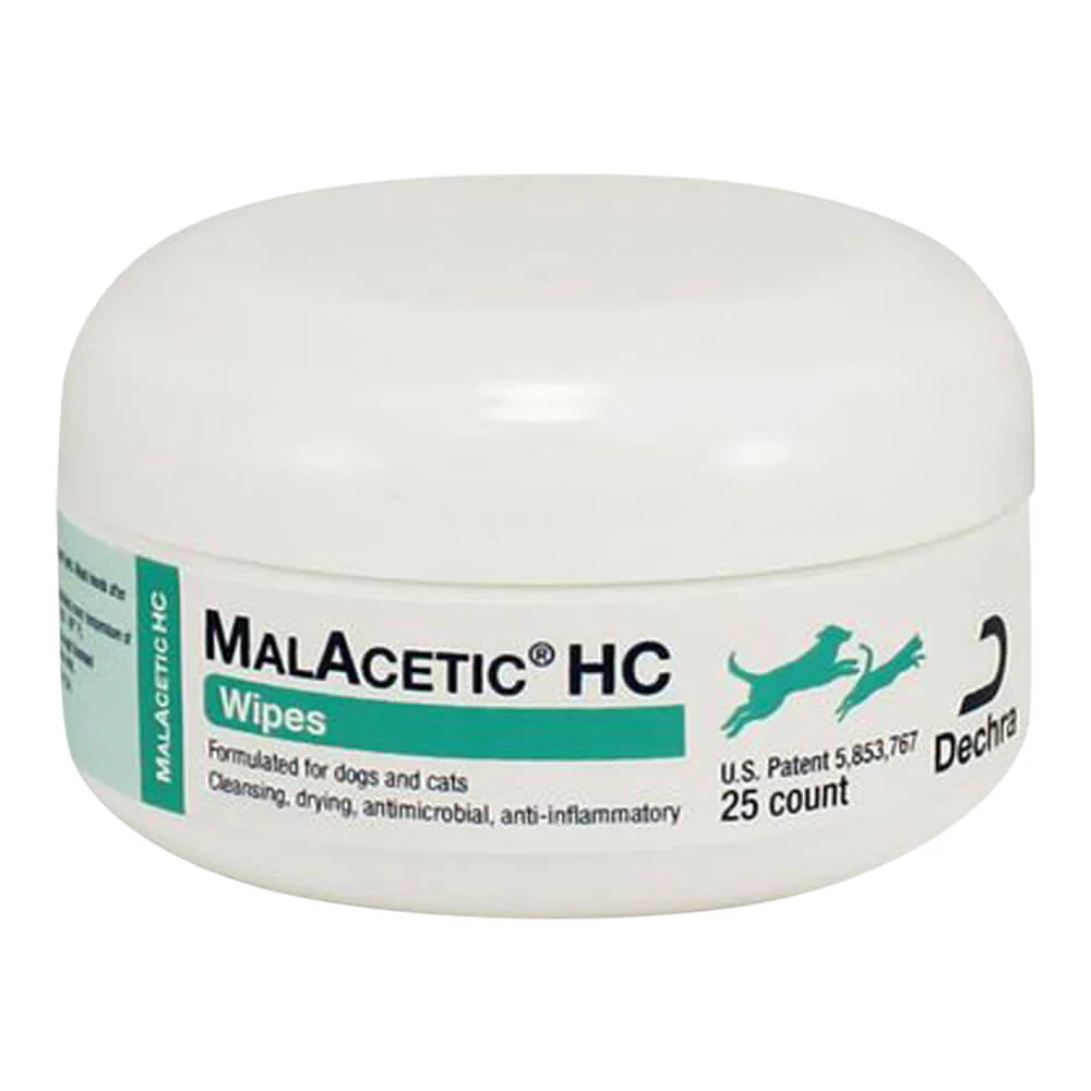 Rx MalAcetic HC Wipes, 25 ct - Pet's Shop