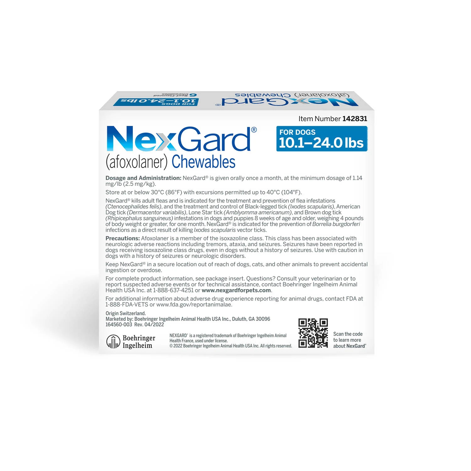 NexGard Flea and Tick Chewables for Dogs - Pet's Shop