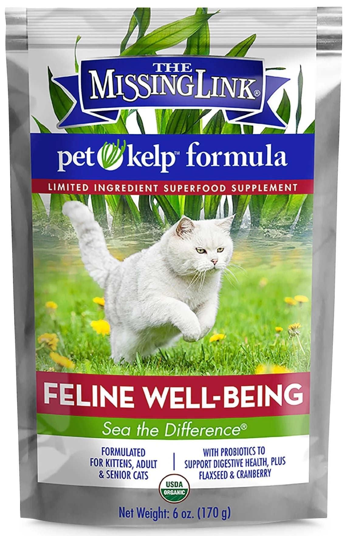 Missing Link Pet Kelp Feline Well-Being Formula - Pet's Shop