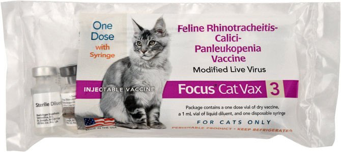 Focus Cat Vax 3 Cat Vaccine - Pet's Shop