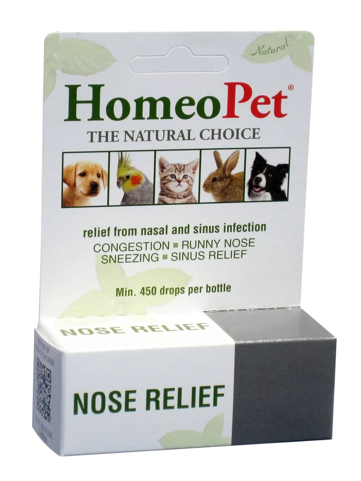 HomeoPet Nose Relief Pet Respiratory Supplement, 15 mL - Pet's Shop