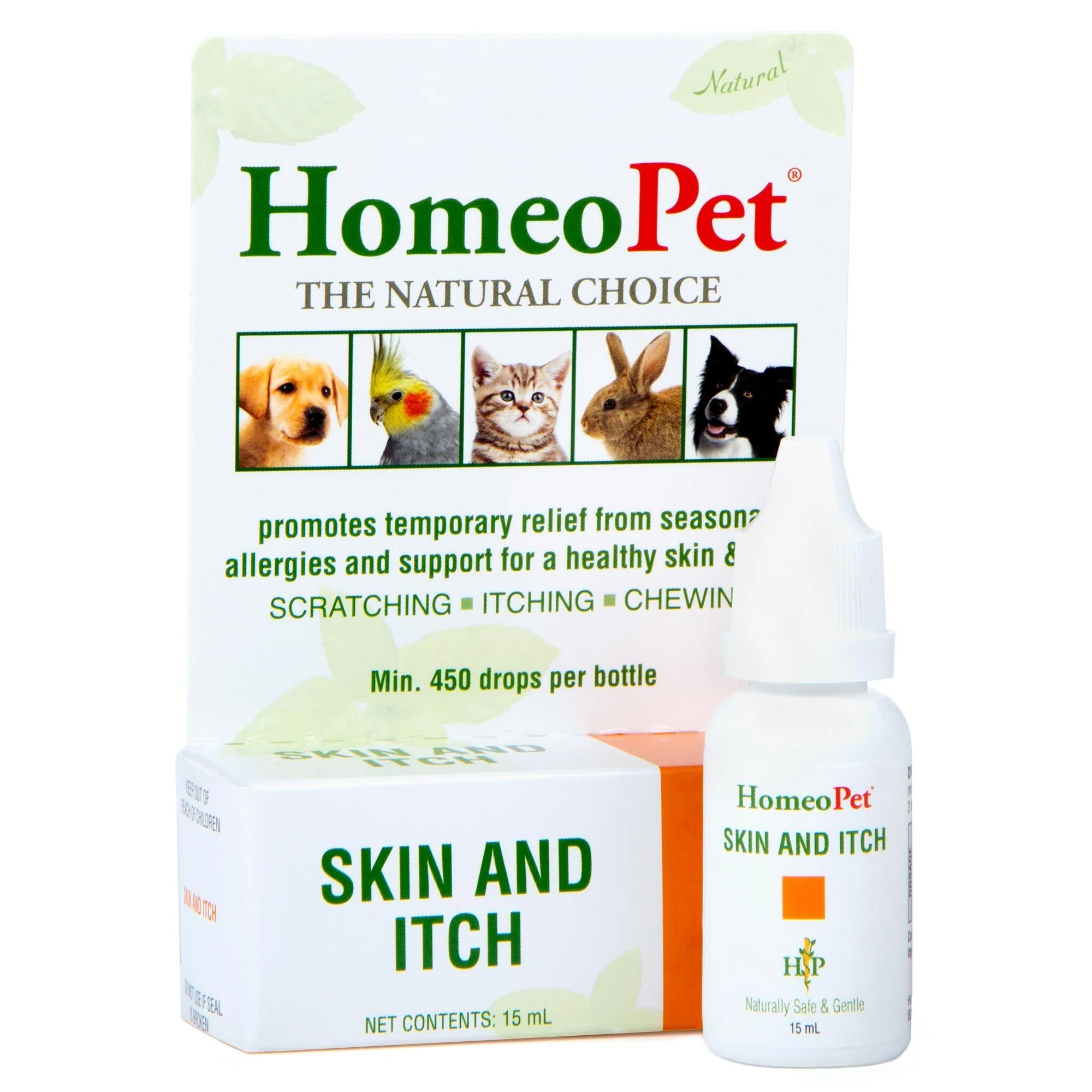 HomeoPet Skin & Itch Relief, 15 mL - Pet's Shop