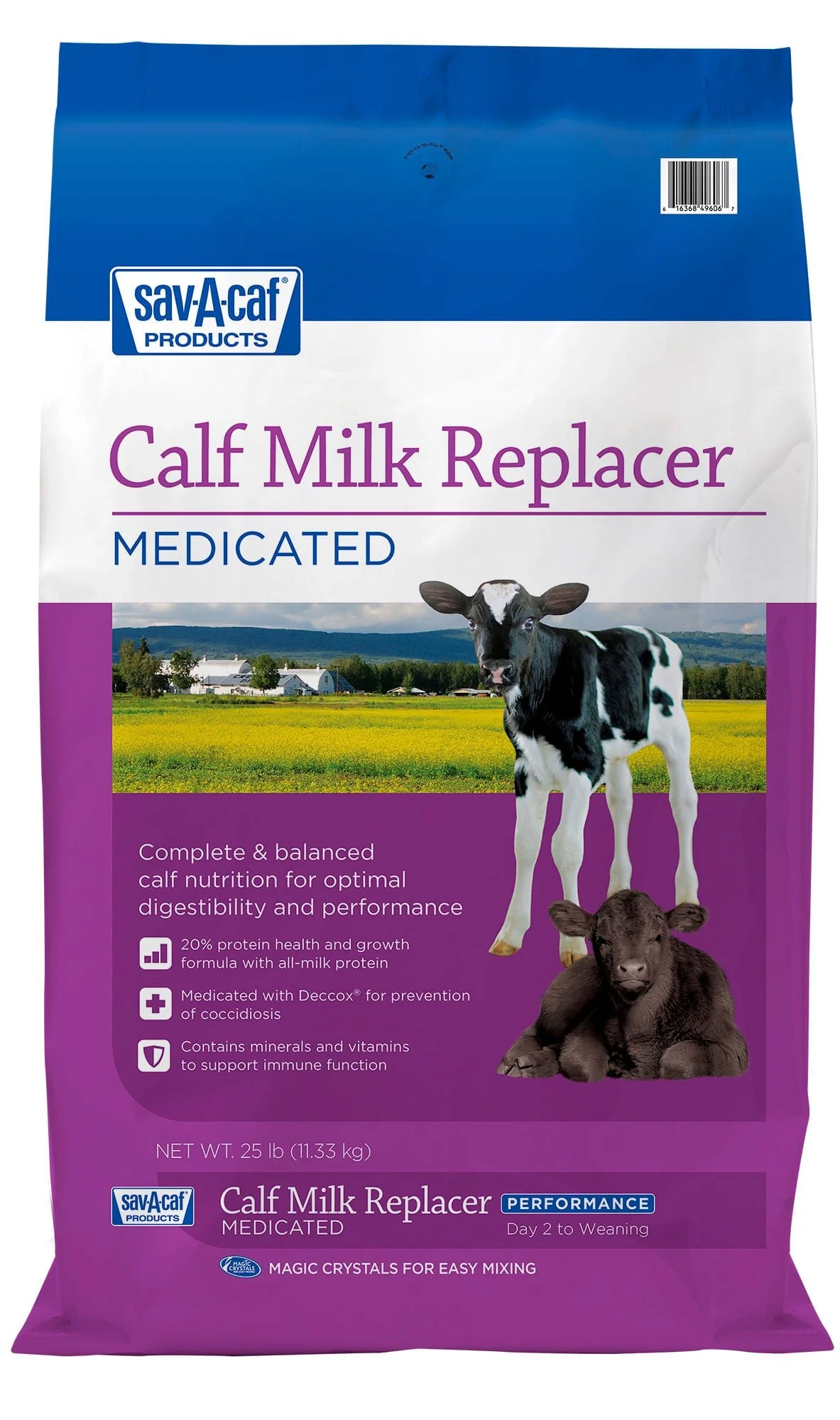 Sav-A-Caf Performance Calf Milk Replacer, 25 lb - Pet's Shop