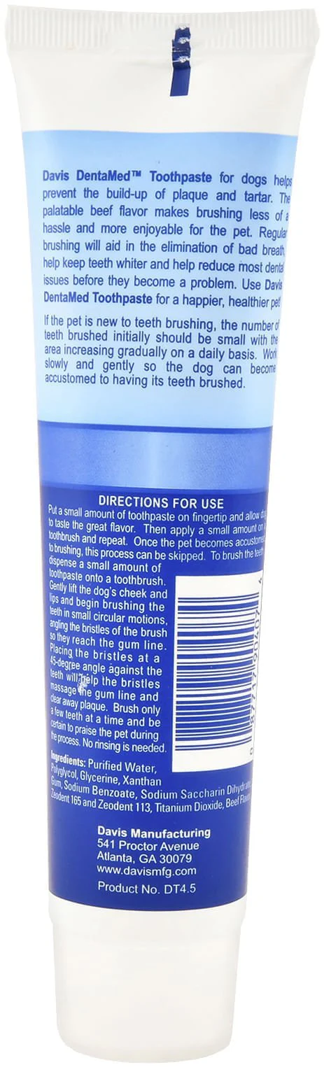 DentaMed Toothpaste, 4.5 oz tube - Pet's Shop