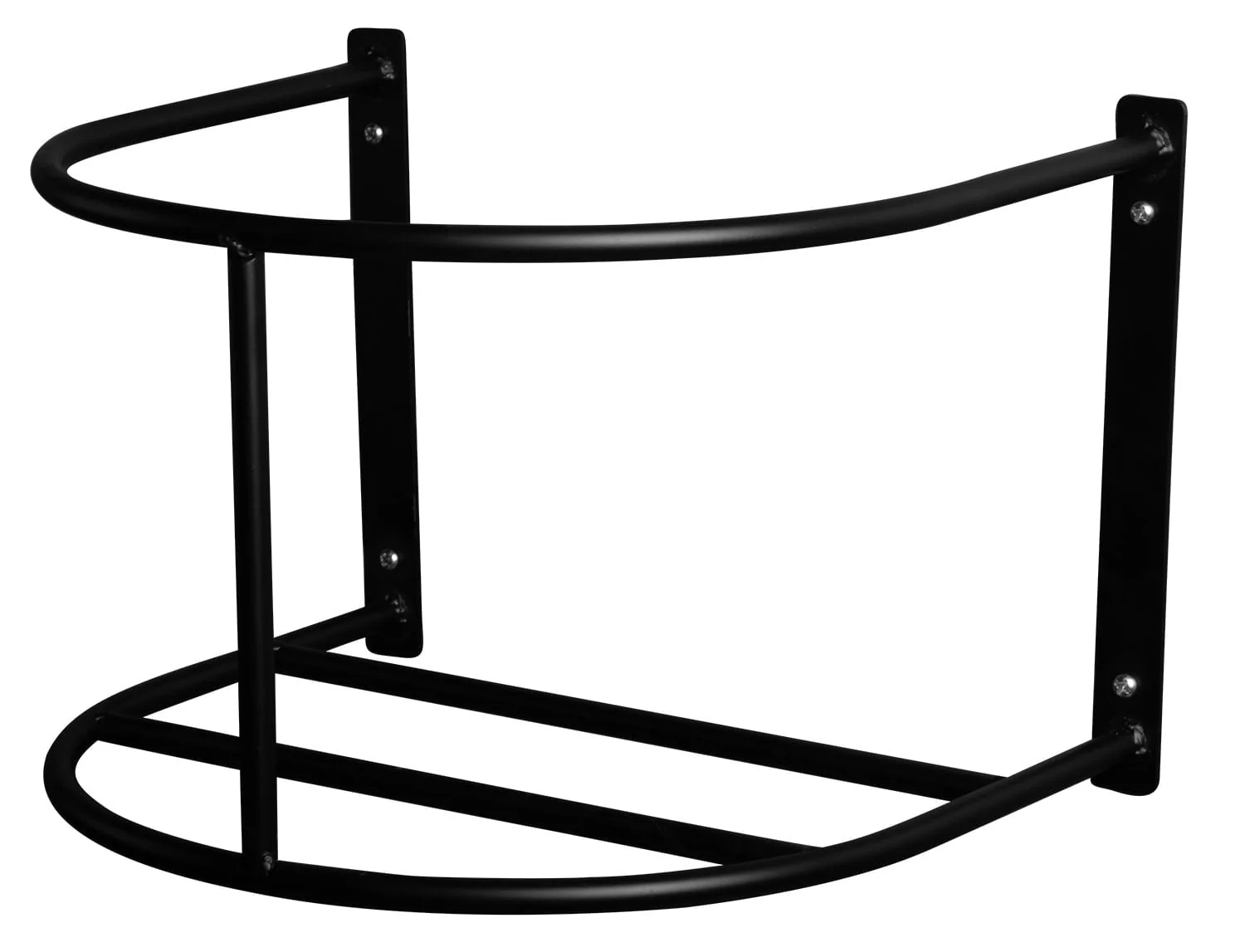 20 Quart Flatback Bucket Holder, Black - Pet's Shop