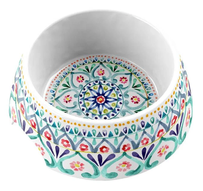 Boho Medallion Pet Bowl - Pet's Shop