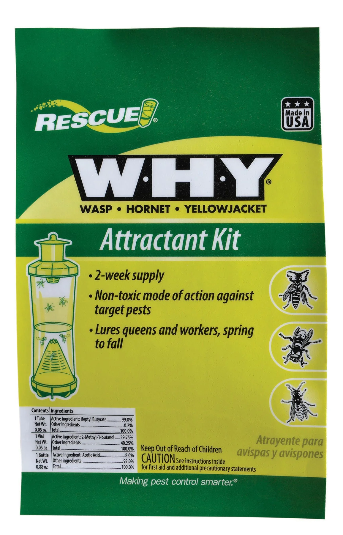 W-H-Y Traps (& Refills) for Wasps, Hornets, and Yellowjackets - Pet's Shop