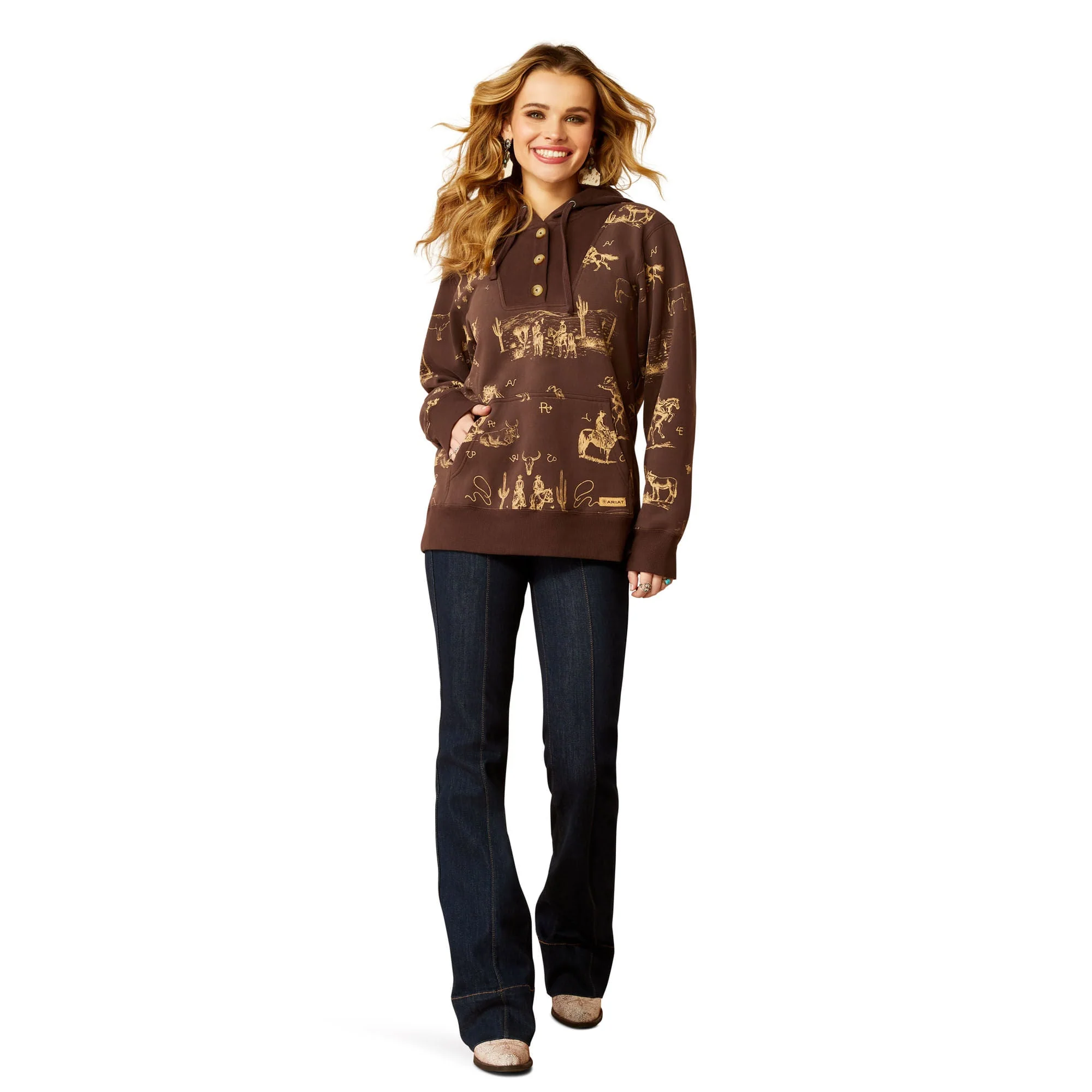 Ariat Women's Ranchin' Hoodie - Pet's Shop