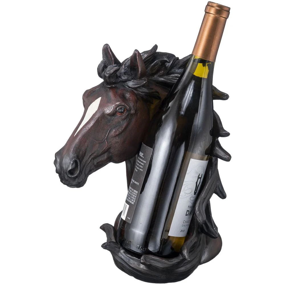 Horse Head Wine Bottle Holder - Pet's Shop