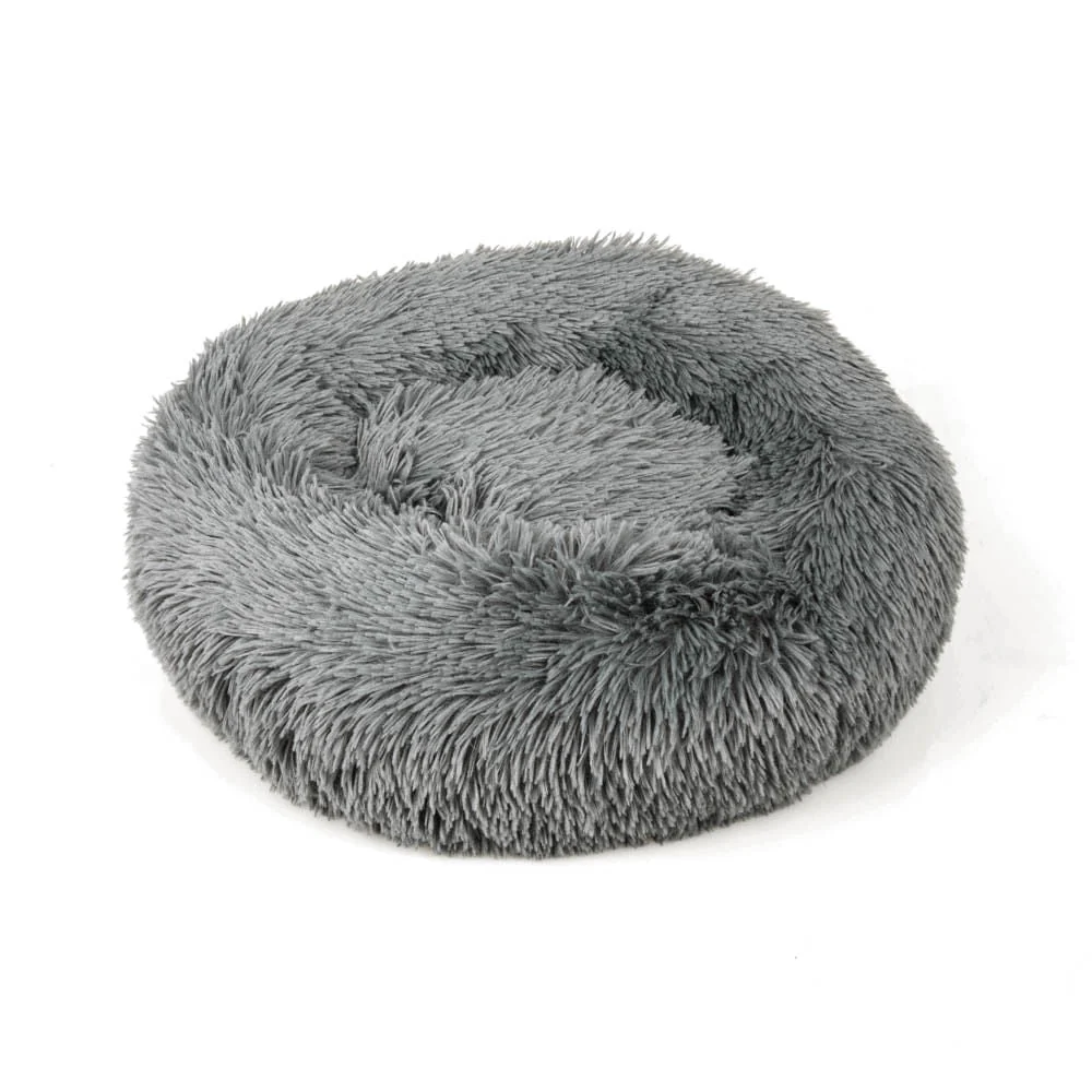 Donut Pet Bed, Gray - Pet's Shop