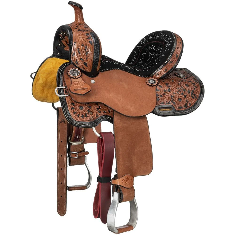 Royal King Two Tone Youth Hawley Barrel Saddle Package - Pet's Shop