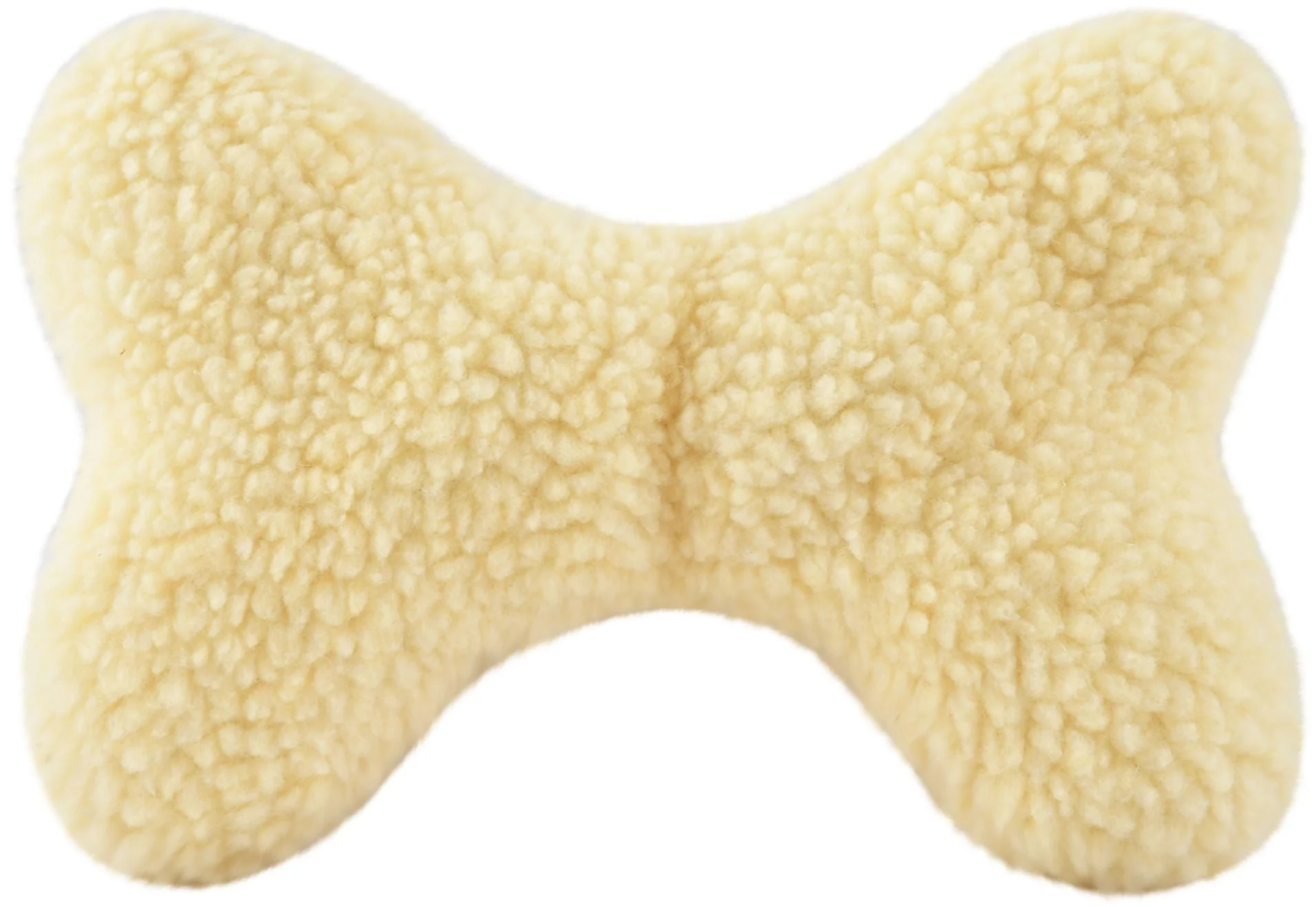 Fuzzy Shapes Squeaker Dog Toys, Natural Color, Star/Man/Bone - Pet's Shop