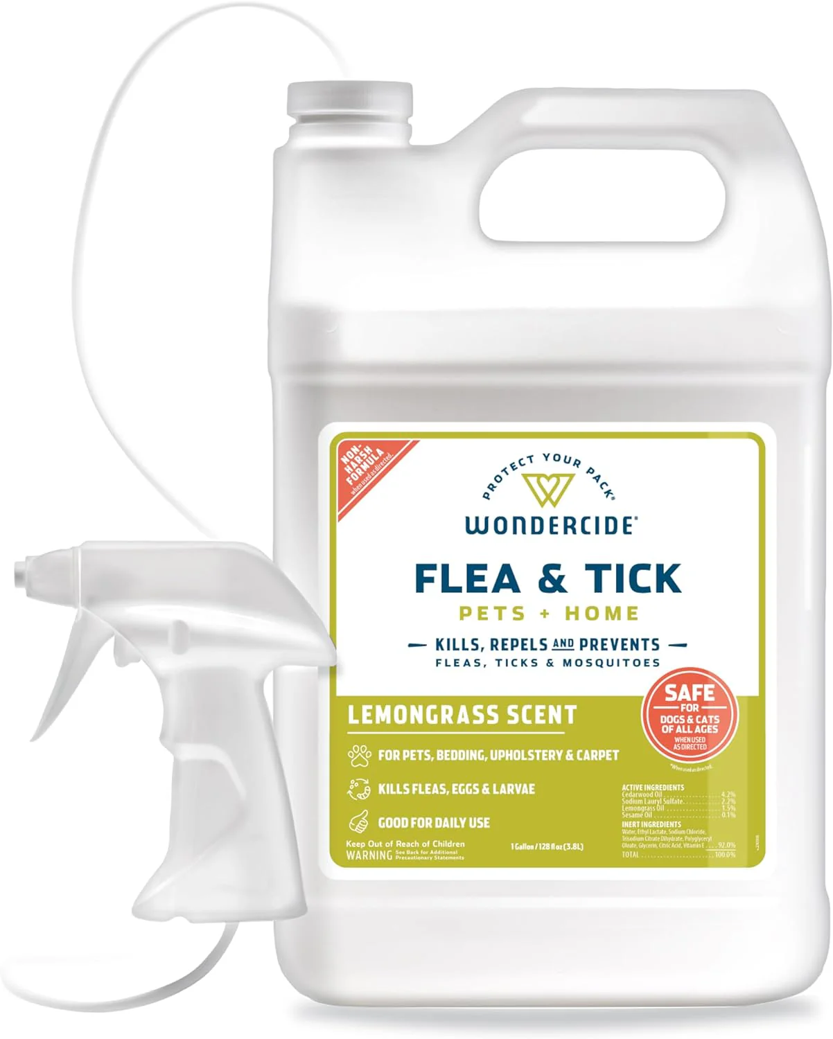 Wondercide Flea, Tick & Mosquito Control Spray for Pets + Home - Pet's Shop