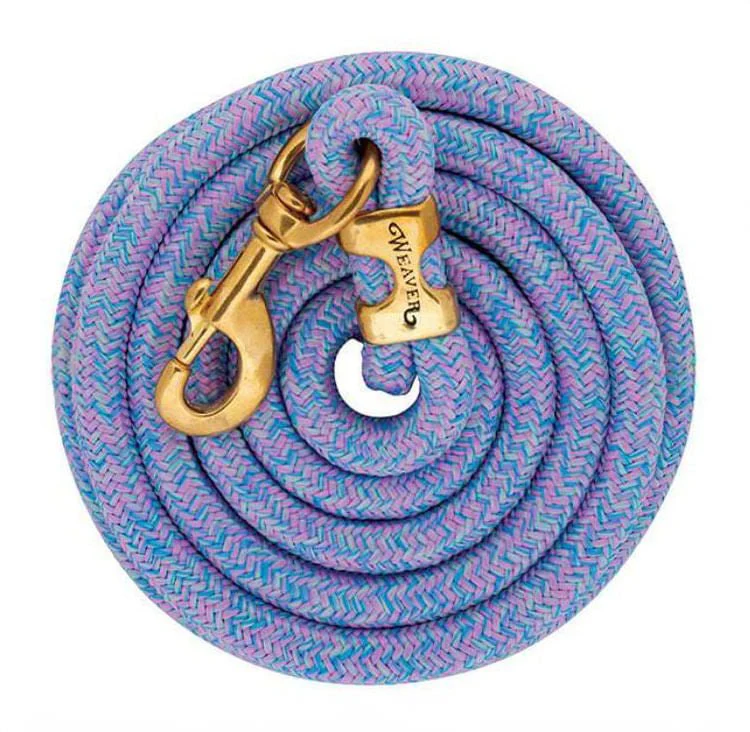 Weaver 10' Mosaic Poly Lead Rope with Bolt Snap - Pet's Shop