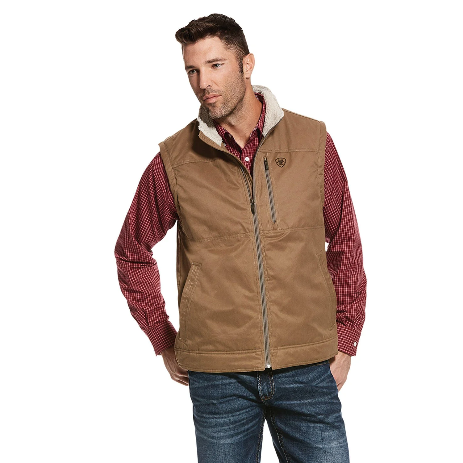 Ariat Men's Grizzly Canvas Insulated Vest - Pet's Shop