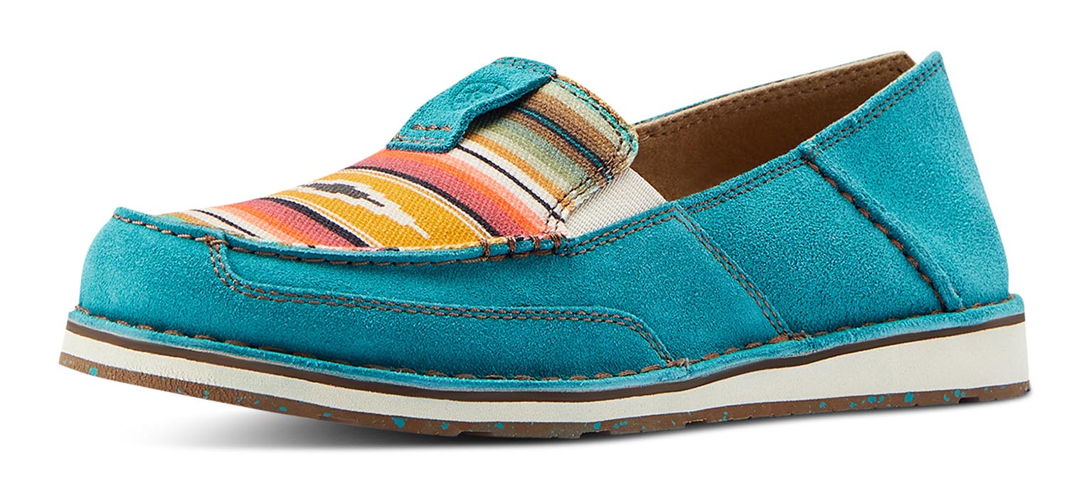 Ariat Women's Cruisers, Teal & Suede - Pet's Shop