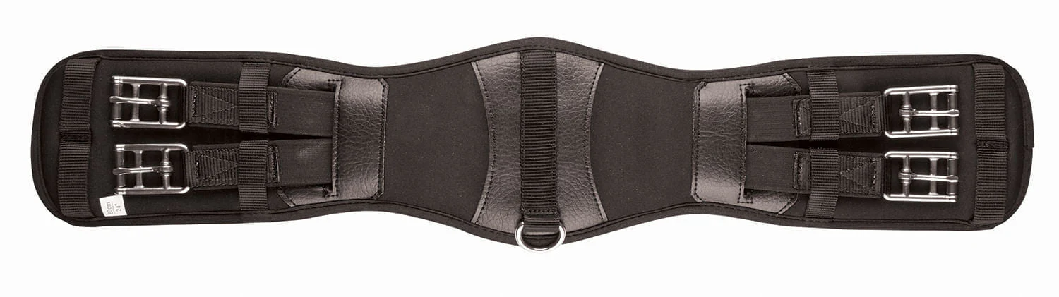 Collegiate Memory Foam Dressage Girth, Black - Pet's Shop
