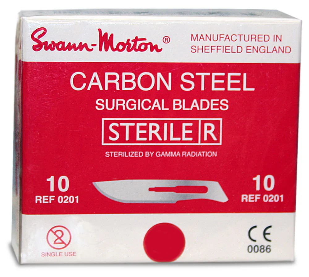 Swann Morton Scalpel Blades, #10, 100 ct - Pet's Shop