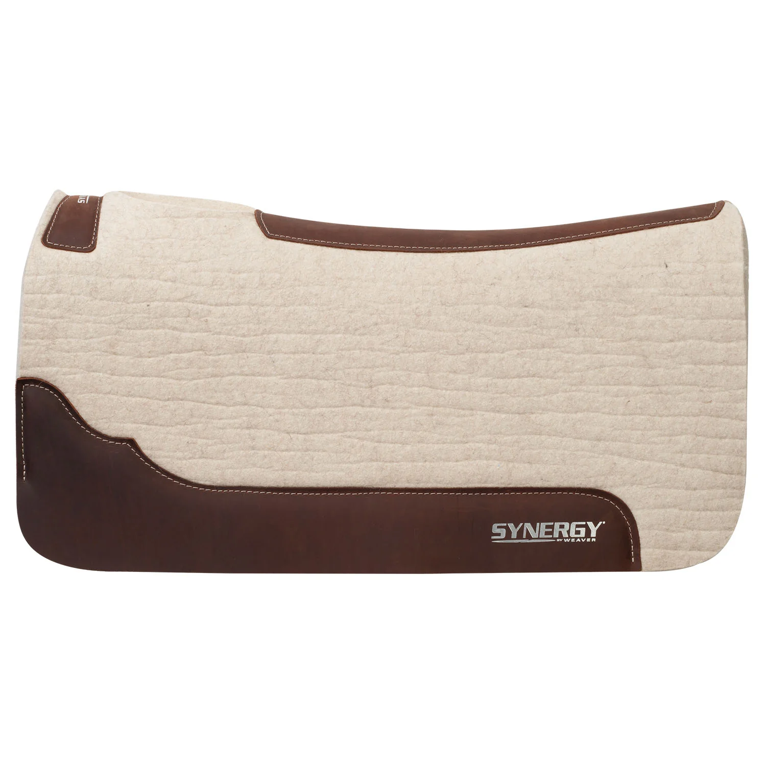 Weaver Synergy Contoured Steam Pressed 100% Merino Wool Felt Performance Saddle Pad - Pet's Shop