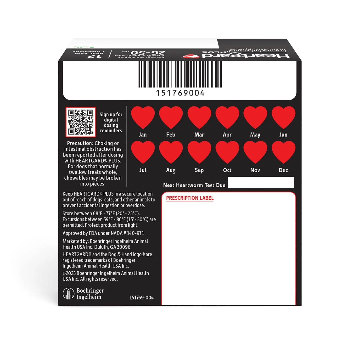 Rx Heartgard Plus for Dogs, 12 Chews - Pet's Shop